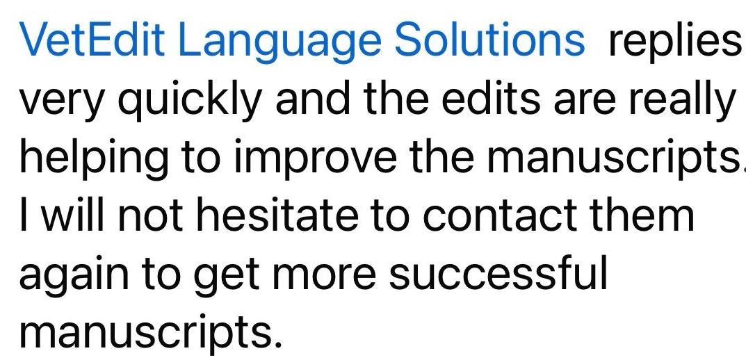 VetEdit Language Solutions